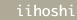 iihoshi�^�C�C�z�V���~�R