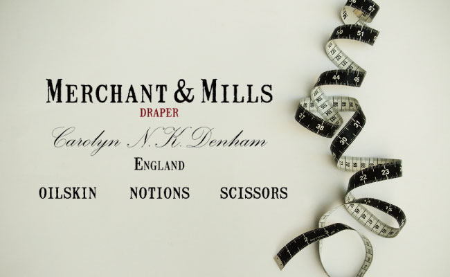 merchant&mills,oilskin,notions,scissors